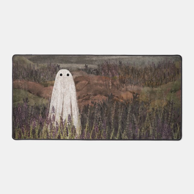 Heather Ghost Desk Mat (Front)