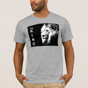 Heather Grey Lion Men's Short Sleeve T-Shirts