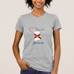 Heather Grey Sweet Home Alabama Patriotic T-Shirt