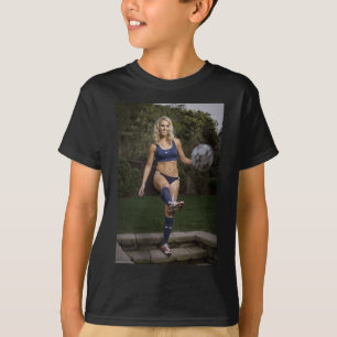 Heather Mitts Feeley Footbyll Soccer Defender Mich T-Shirt