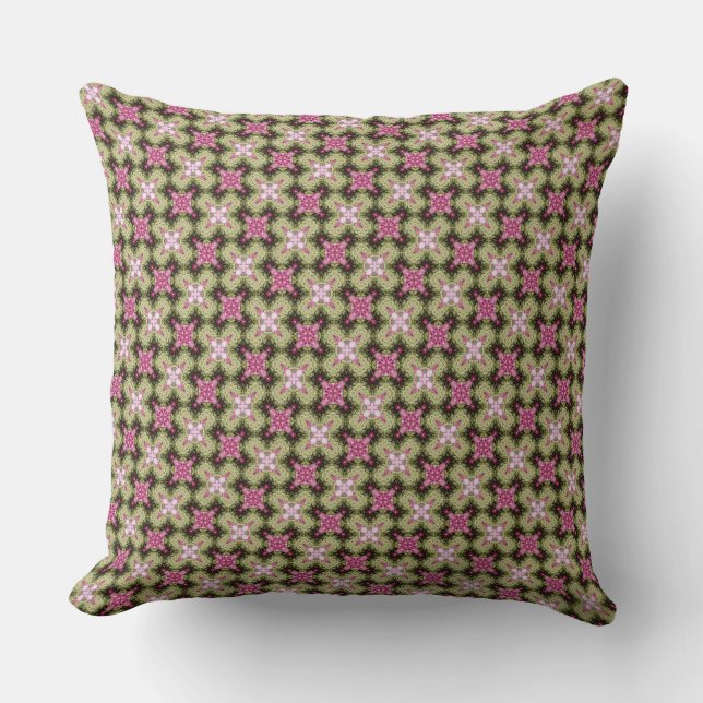 Heather & Moss Throw Pillow (Front)