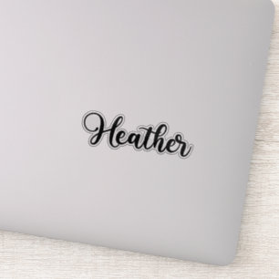 Heather Name - Handwritten Calligraphy