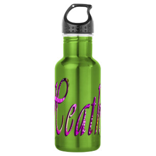 Heather, Name, Logo, Girls Reusable Water Bottle