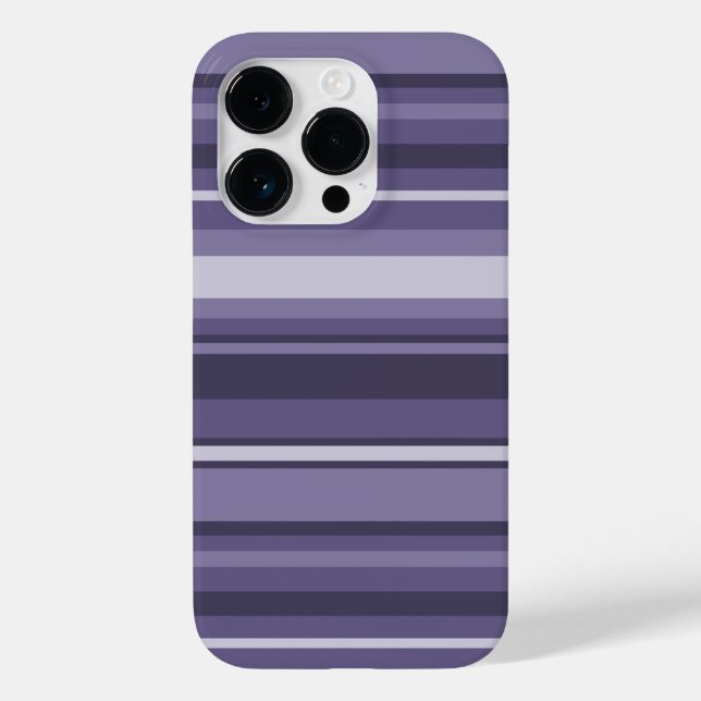 Heather purple stripes Case-Mate  Case-Mate iPhone Case (Back)