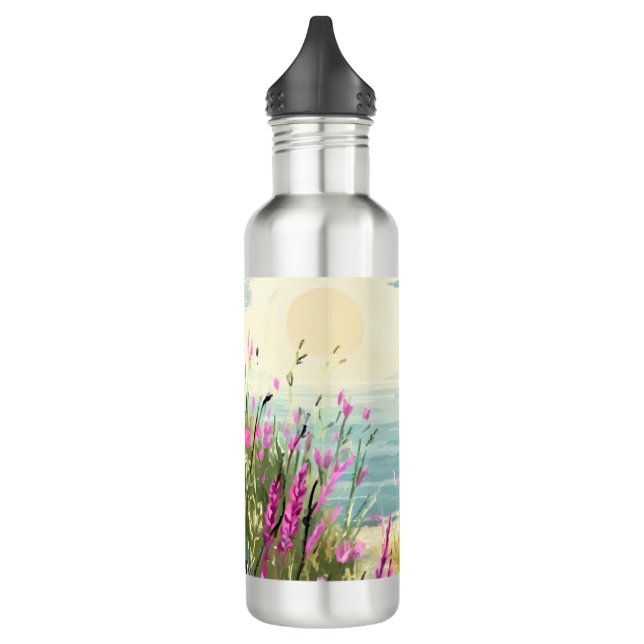 Heather’s Embrace by the Sea 710 Ml Water Bottle (Left)