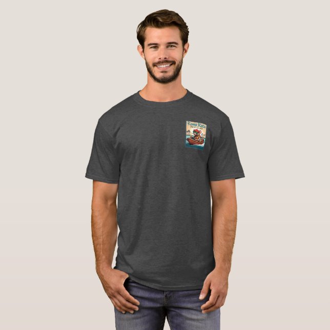 Heathered Charcoal Grey T-shirt (Front Full)