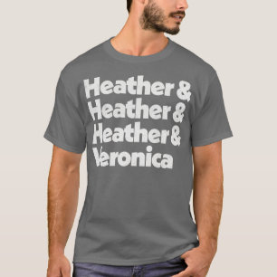 Heathers Vintage Faded Look Fan Art Names Design T-Shirt