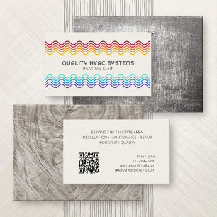 Heating Air Conditioner Repair HVAC Business Card