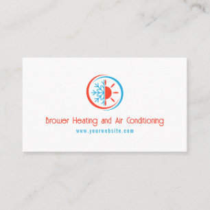 Heating & Air Conditioning, Cooling, Repair Business Card
