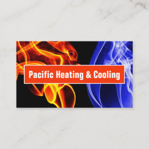 Heating and Air Conditioning Business Card