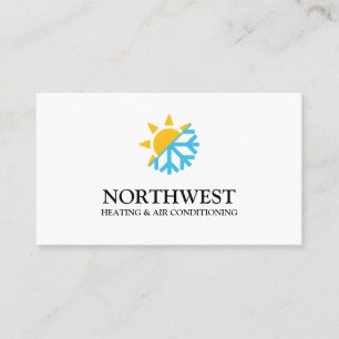 Heating and Air Conditioning Business Card