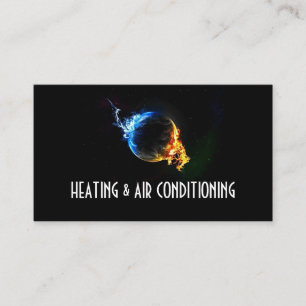 Heating and Air Conditioning Business Card