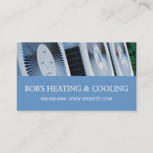 Heating and Air Conditioning Business Card