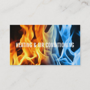Heating and Air Conditioning Business Card