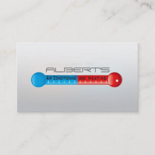 Heating and Air Conditioning Business Card