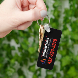Heating and Cooling HVAC Key Ring