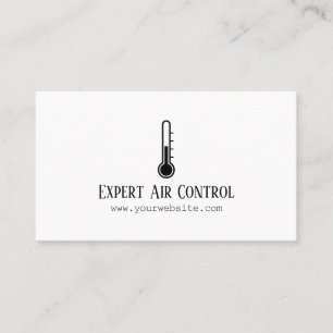 Heating & Cooling , Air Conditioning HVAC Business Card
