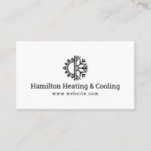 Heating & Cooling Business Card