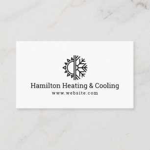 Heating & Cooling Business Card
