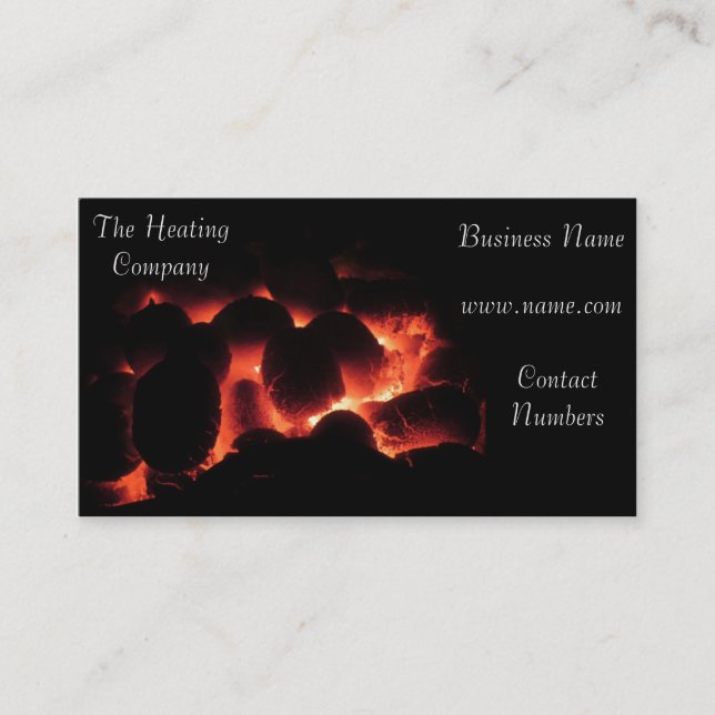 Heating & Cooling Business Card (Front)