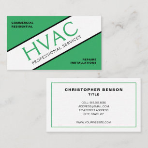 Heating & Cooling HVAC Business Card