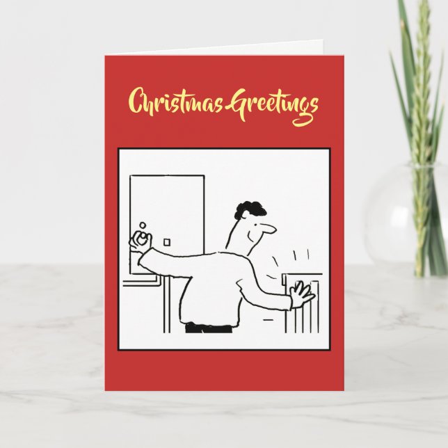 Heating Engineer Christmas Card (Front)