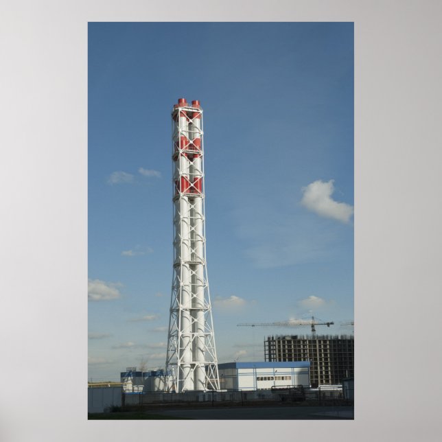 Heating power station poster (Front)