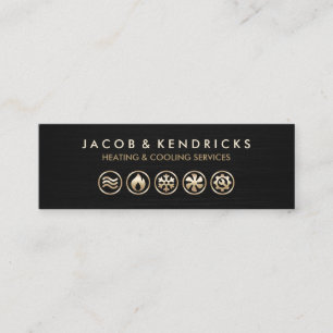 Heating Ventilation Air Conditioning Business Card