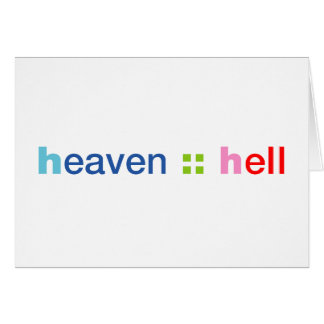 Heaven and Hell
