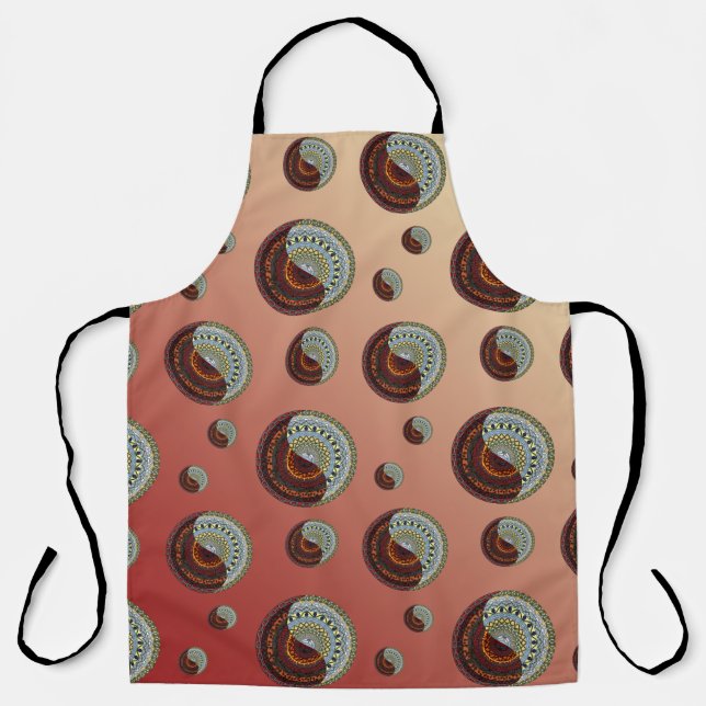 Heaven and Hell All-Over Print Apron (Front)