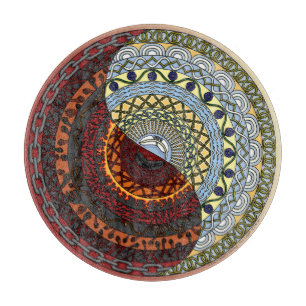 Heaven and Hell Glass Cutting Board