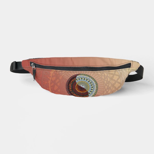 Heaven and Hell Mandala Bum Bags (Front)