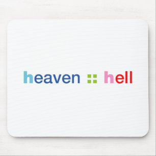 Heaven and Hell Mouse Mat
