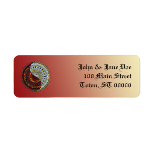 Heaven and Hell Return Address Label