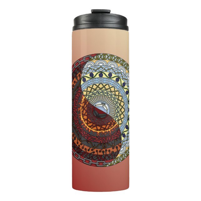Heaven and Hell Thermal Tumbler (Front)