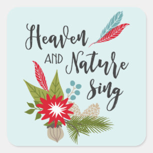 Heaven and Nature   Holiday Stickers