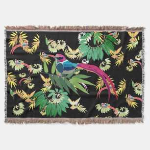 Heaven Bird Throw Blanket