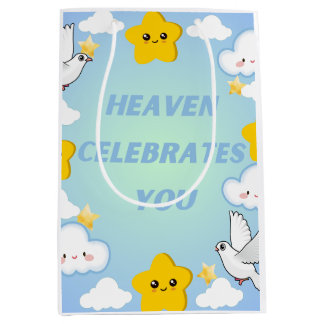 Heaven Celebrates You Christian Medium Gift Bag