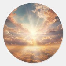 Heaven Classic Round Sticker
