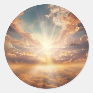 Heaven Classic Round Sticker