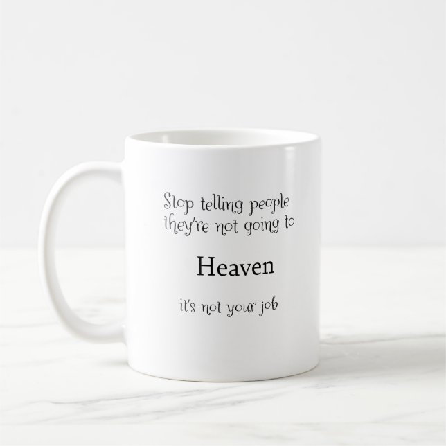 Heaven Coffee Mug (Left)