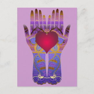 Heaven Hands Postcard