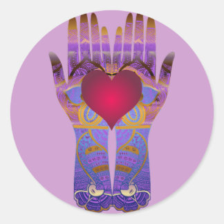 Heaven Hands Sticker