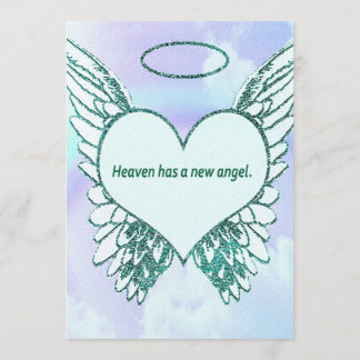 Heaven has a New Angel Invitation