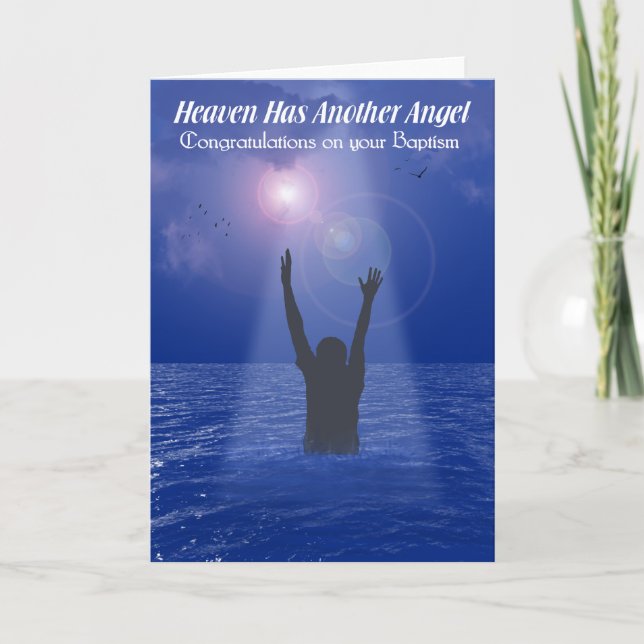 HEAVEN HAS ANOTHER ANGEL (MALE) CARD (Front)