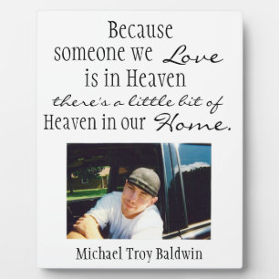 Heaven in our home plaque