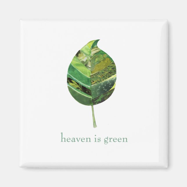 heaven is green magnet (Front)