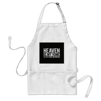 Heaven is My Home Christian Religious Jesus Standard Apron