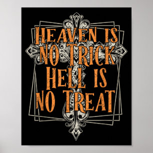 Heaven Is No Trick Hell Is No Treat, Christian Hal Poster
