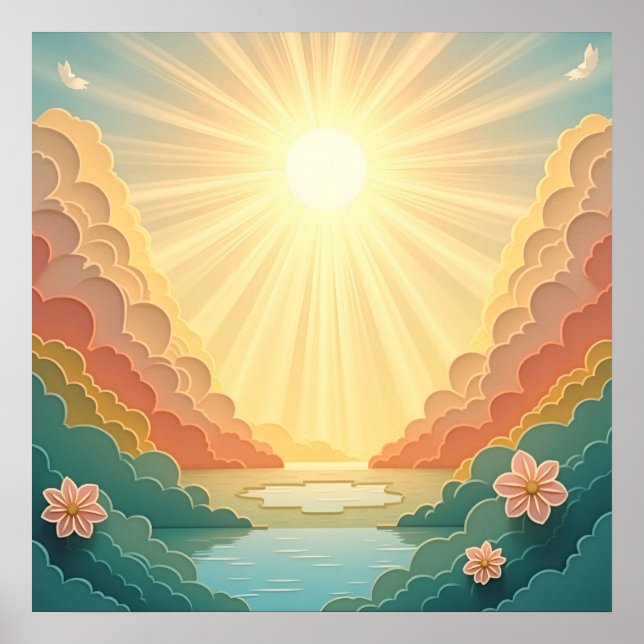 Heaven Is Waiting - To Honour A Loved One Poster (Front)